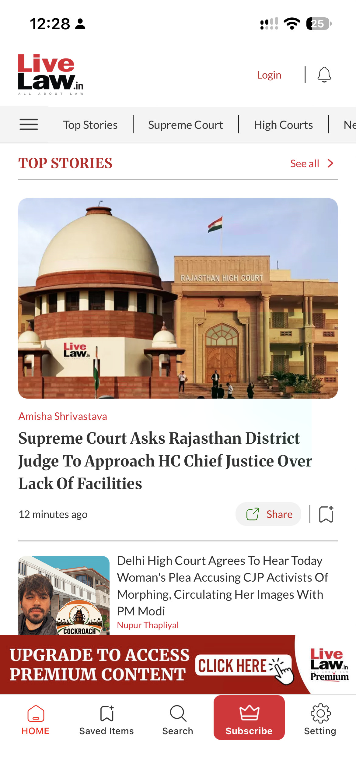 LiveLaw top stories