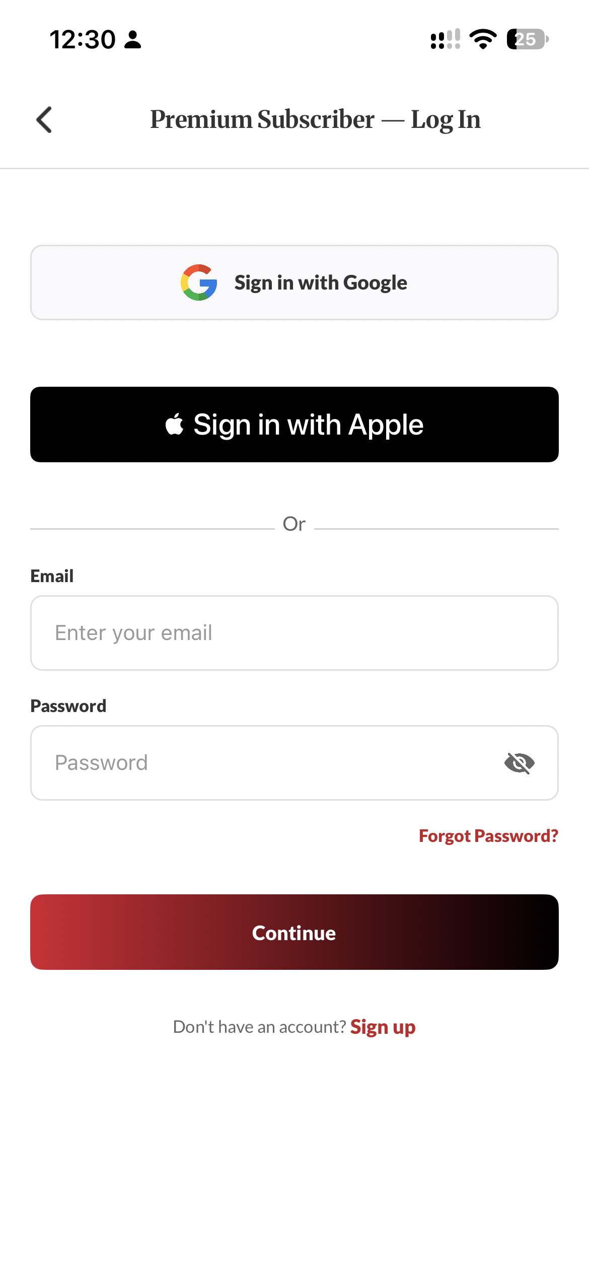 Sign in to your LiveLaw subscriber account